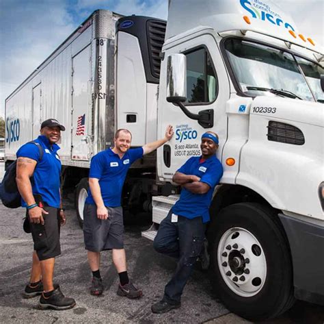 Touch freight – may need to lift, push or move product weighing an average of 40-60 pounds and as much as 100 pounds. . Sysco truck driver salary